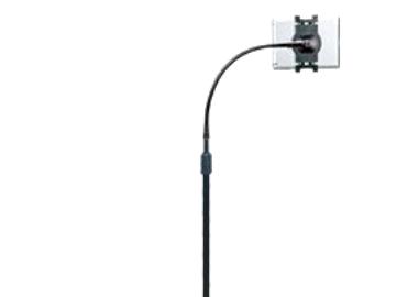 Universal Tablet Gooseneck Floor Stand, 7 10" Tablets, Black fra Aidata