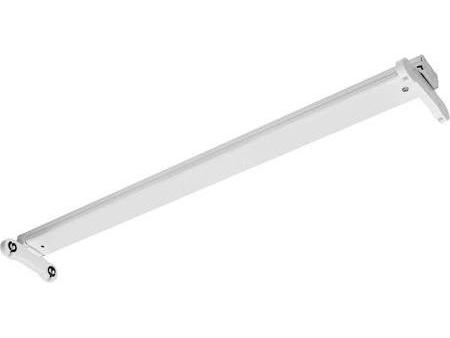 Osl Slim Lysstofarmatur 2x120w T8 Led G13 Ac230v Ip20 Med Ledninger Til Overflademonterede Led Lamper Hvid (os Osl2120s 00) fra Gtv
