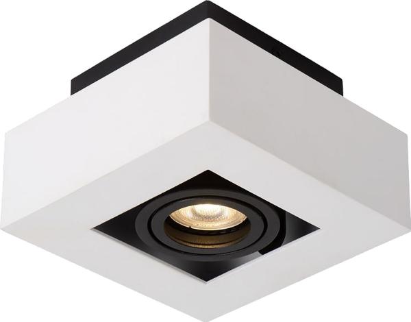 Loftslampe   Casemiro White Cube Påbygningsarmatur It8001s1 Wh Bk fra Italux