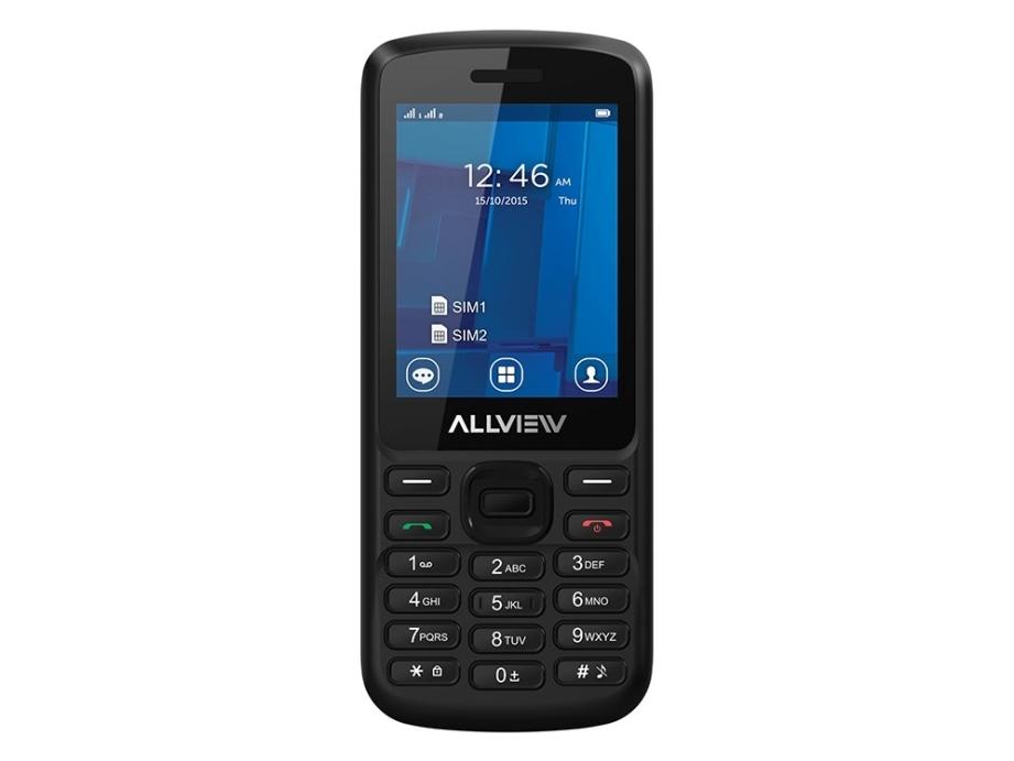 M9 Join (black) Dual Sim 2.4 Tft 320x240 128mb 64mb Ram Microsd Bt,3g fra Allview
