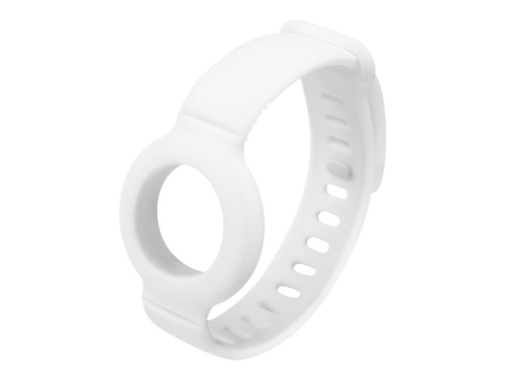 Håndledspose Til Airtag   Silicone   Hvid   For Apple Airtag fra Deltaco