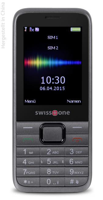 Sc 560, Menu, Dual Sim, 6,1 Cm (2.4"), 1,3 Mp, Bluetooth, 100 Mah fra Swisstone