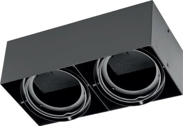Loftsarmatur Pireo N Dobbelt Ip20 Sort  Sort Op Piren2 20 fra Gtv
