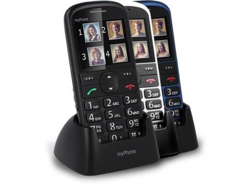Halo 2, Menu, Single Sim, 5,59 Cm (2.2"), 0,3 Mp, 900 Mah, Sort fra Myphone