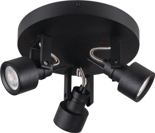 Kanlux Ceiling Lamp Wall And Ceiling Luminaire With 3xgu10 10w Spotlights Kanlux Sonda 34926 Black, Metal fra Kanlux S.a.