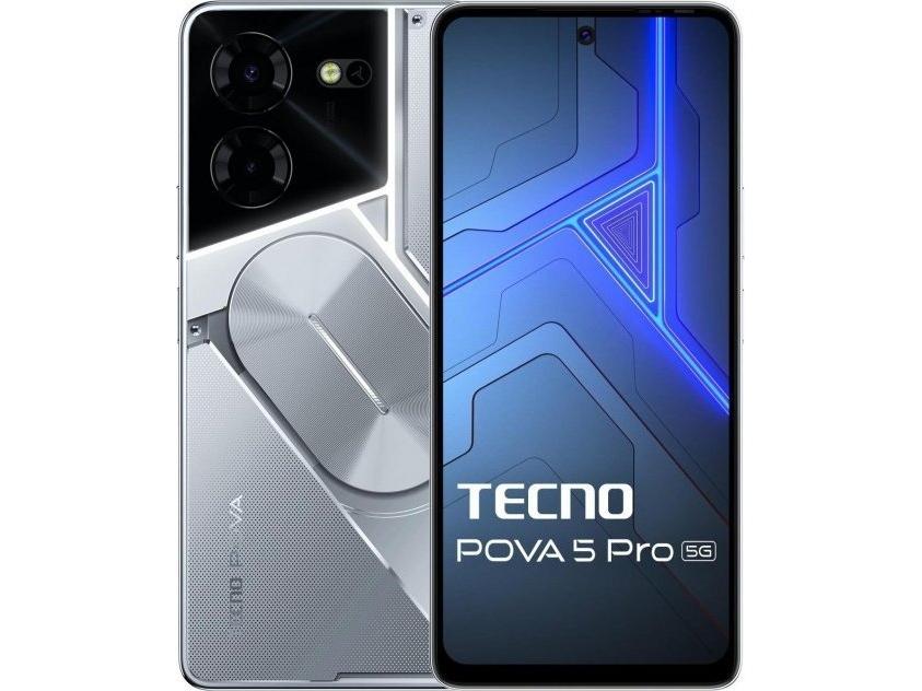 Pova 5 Pro 5g 8 256gb Sølv fra Tecno