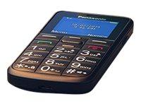 Kx Tu110   Funktionstelefon   Dual Sim   Microsd Slot   Lcd Skærm   128 X 160 Pixels   Rear Camera 0,08 Mp   Sort fra Panasonic