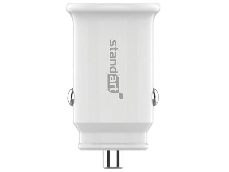 Auto Charger Usb C Gt Zj20 White fra Standart