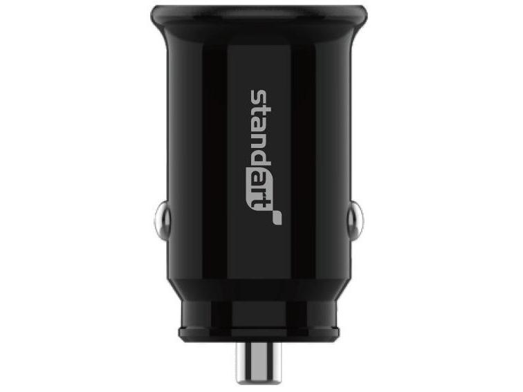 Charger Auto Gt Zj20 20w Usb C Black fra Standart
