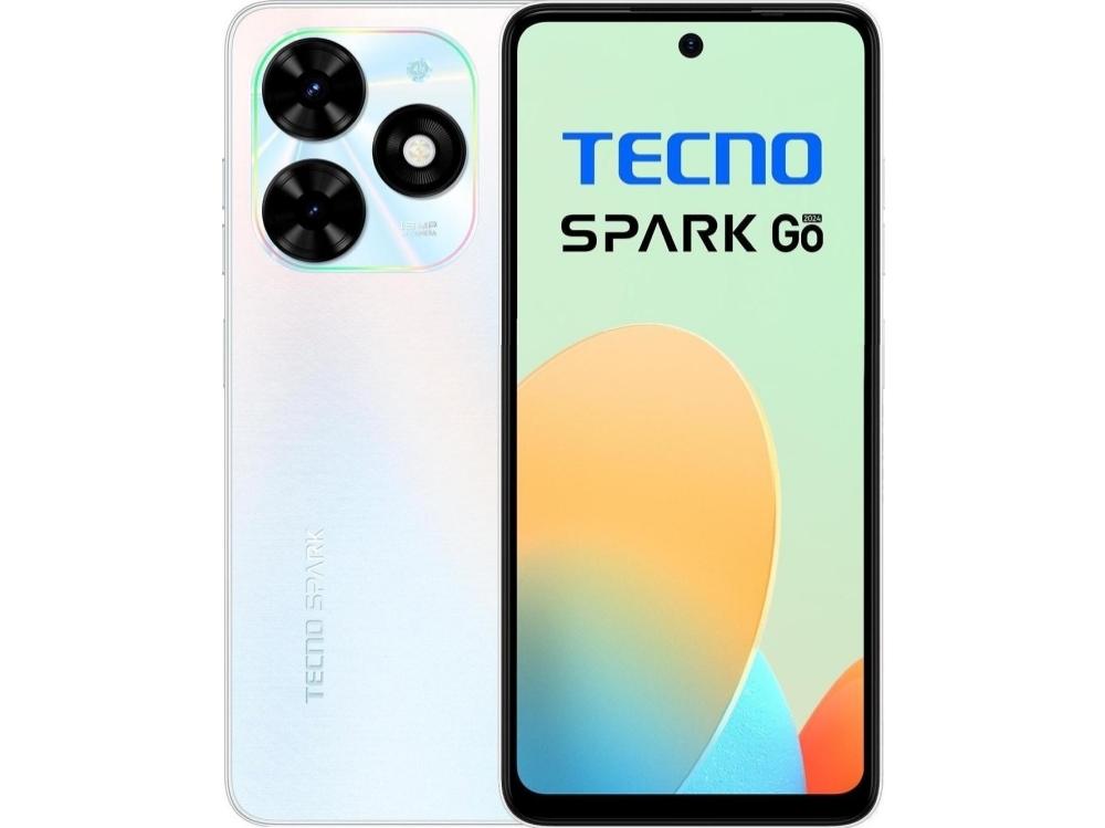 Mobile Spark Go 2024 16.8 Cm (6.6&quot ) Android 13 4g Usb Type C 4 Gb 128 Gb 5000 Mah White fra Tecno