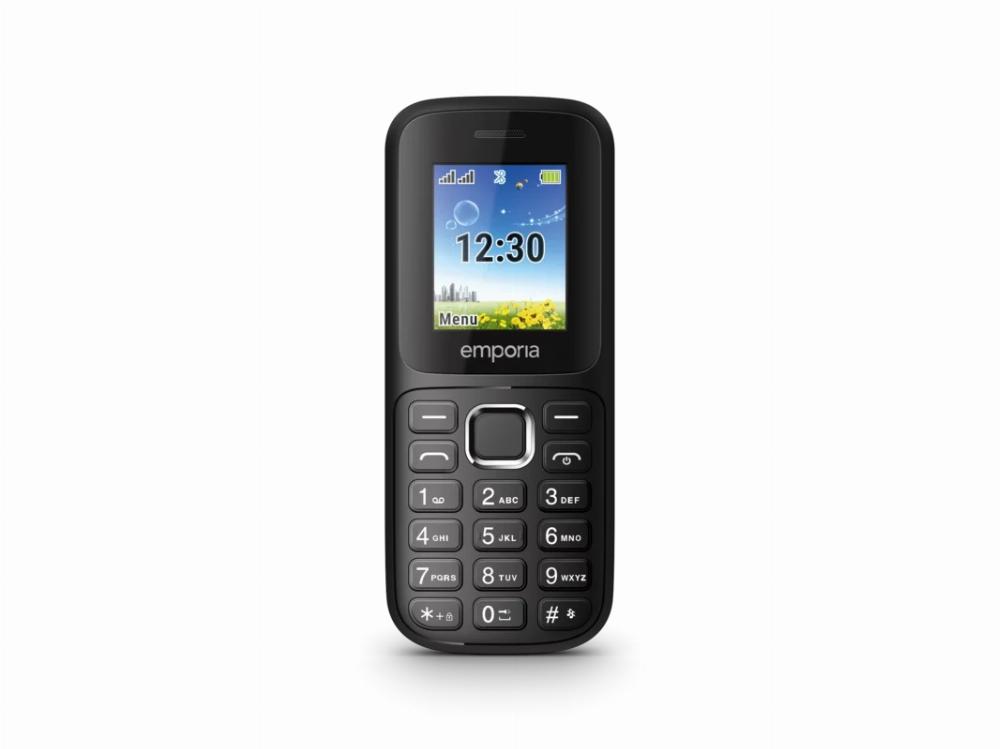 Fn313, Menu, Single Sim, 4,5 Cm (1.77"), 1 Mp, 800 Mah, Sort fra Emporia
