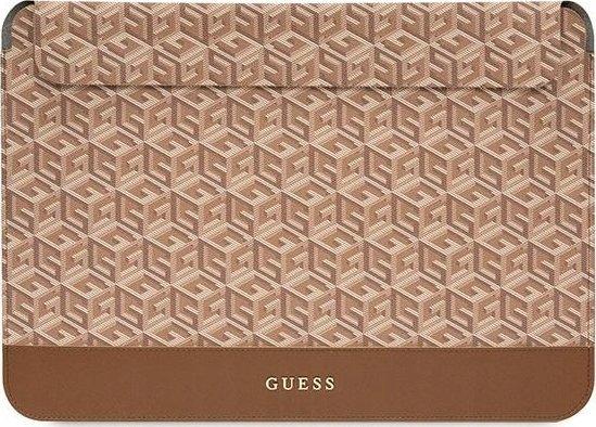 Etui     Gcube Stripes Computer Sleeve   Etui Na Notebooka 16" (brzowy) fra Guess