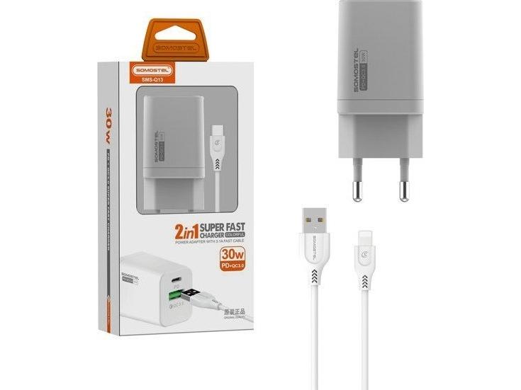 Sms Q13 1x Usb A 2 A Oplader (31376) fra Somostel
