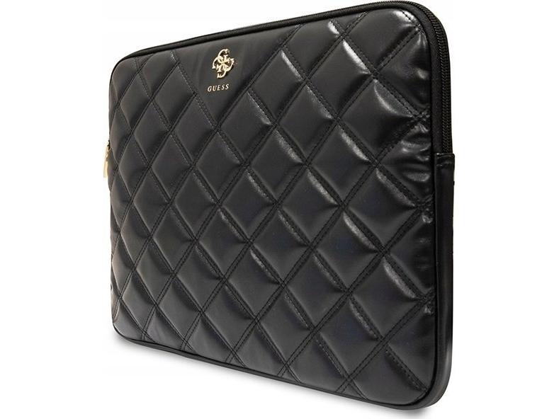 Etui     Sleeve Gucs14zpsqssgk 14" Czarny Black Quilted 4g fra Guess