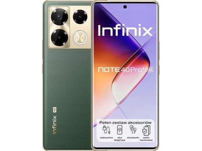 Note 40 Pro + 5g 12  256gb Vintage Alias, Model X6851b fra Infinix