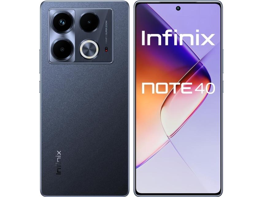 Note 40 Dual Sim 8 256gb Obsidian Black Smartphone fra Infinix